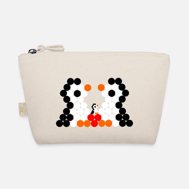 Pinguinfamilie - Bio-Täschchen - Natur