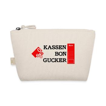 Kassenbongucker - Bio-Täschchen - Natur - Vorne