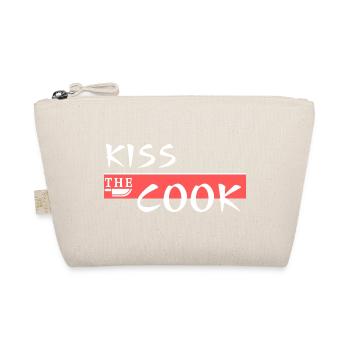 Kiss the Cook. Kiss the cook Funny saying Food - Organic Pouch - nature - Front