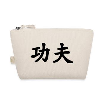Kung fu chinese character - Organic Pouch - nature - Front