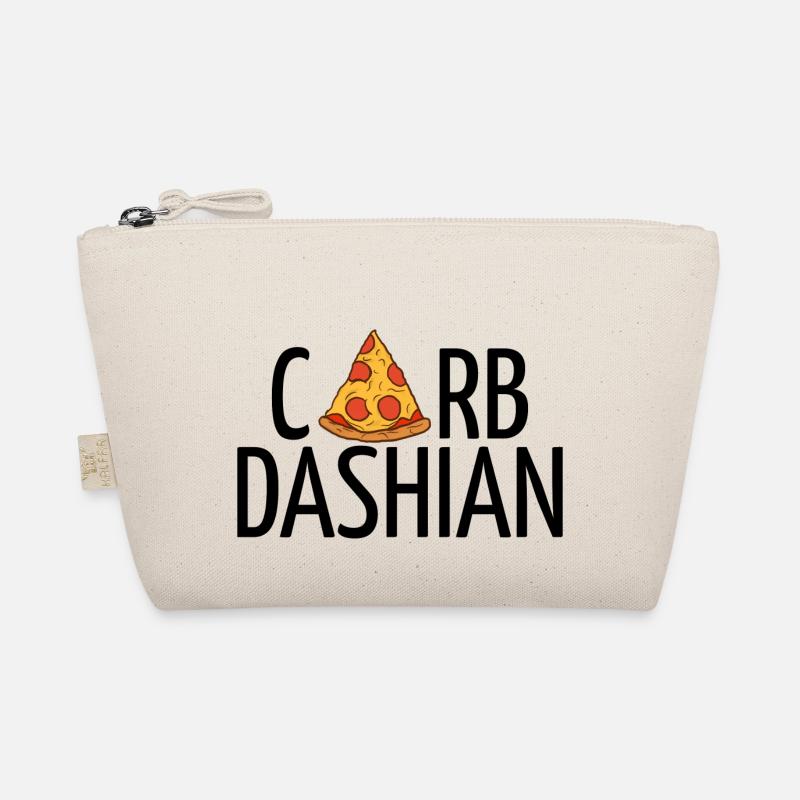 Carbdashian (schwarzer Text) Bio-Täschchen