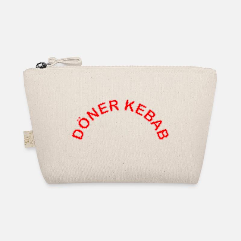 Döner Kebab Schriftzug - Bio-Täschchen - Natur