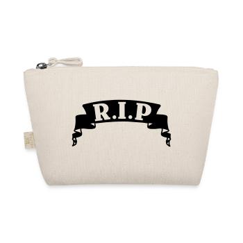 Ribbon RIP banner - Organic Pouch - nature - Front