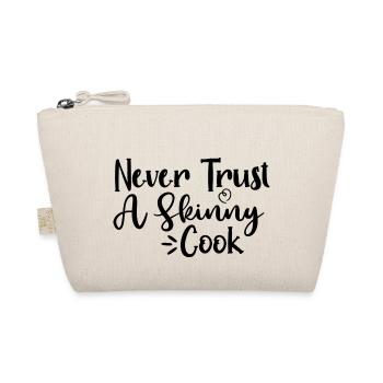 Never Trust A Skinny Cook - Organic Pouch - nature - Front