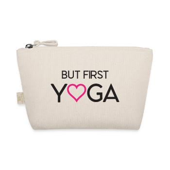Ok, But First Yoga - Organic Pouch - nature - Front