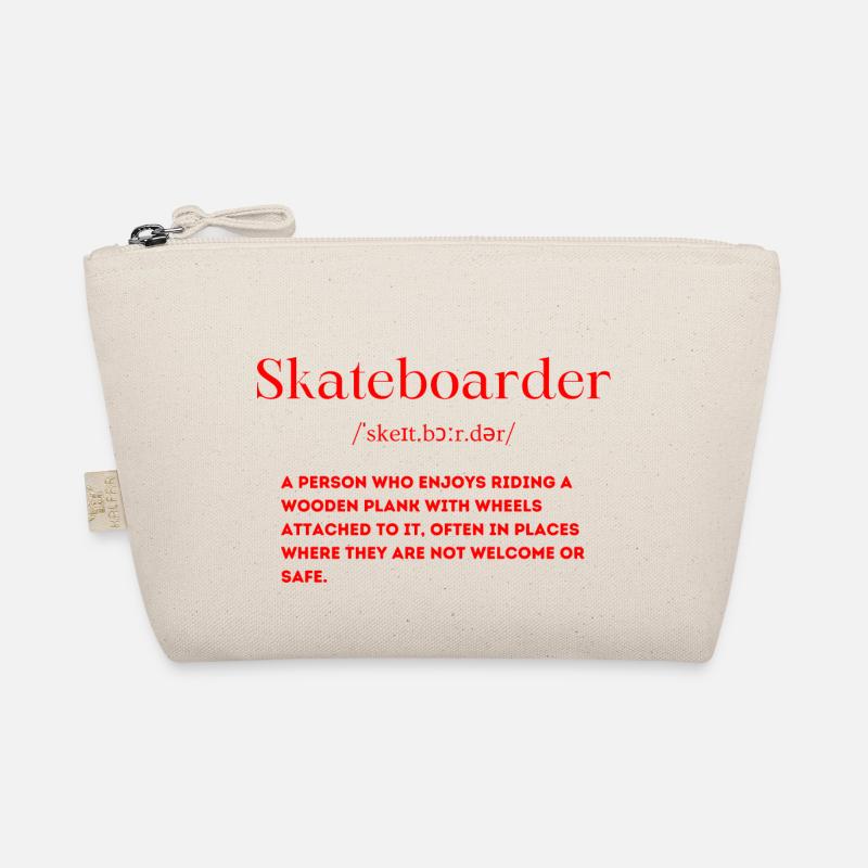 Skateboarder Definition Organic Pouch