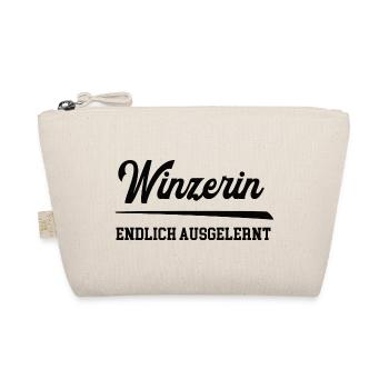 Winzerin Ausbildung Bestanden Lehre Abschluß Azubi - Bio-Täschchen - Natur - Vorne