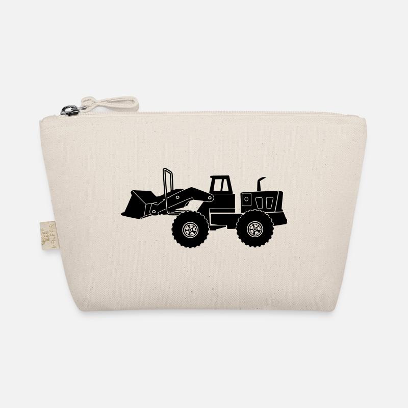 Transparent Bulldozer Organic Pouch