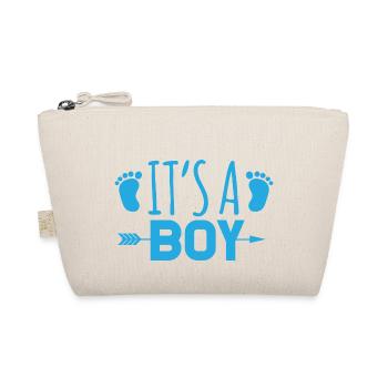 It's a boy - Organic Pouch - nature - Front