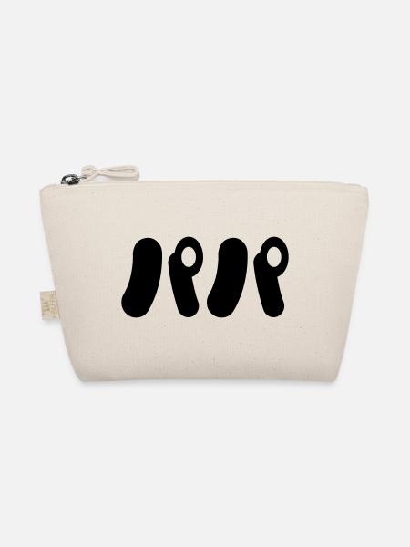 Japanese Papa パパ | Nihongo Language - Organic Pouch - nature - Front