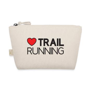 I Love Trail Running - Organic Pouch - nature - Front