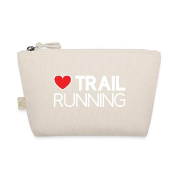 I Love Trail Running - Organic Pouch - nature - Front
