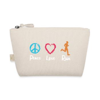Peace Love Running - Trousse biologique - nature - Devant