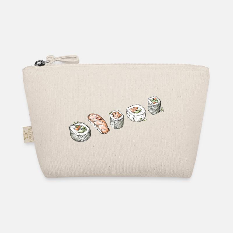 Schlichte Sushi-Parade Bio-Täschchen
