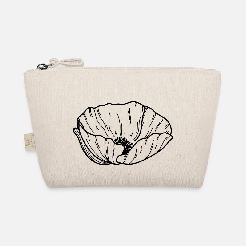 Mohn Blume Bio-Täschchen