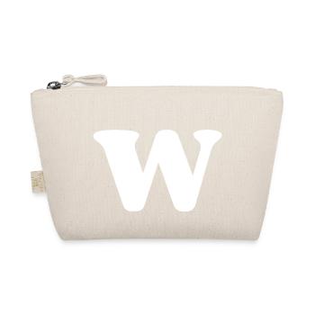 Letter w - Organic Pouch - nature - Front