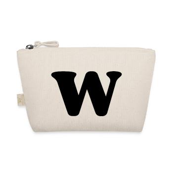 letter w - Organic Pouch - nature - Front