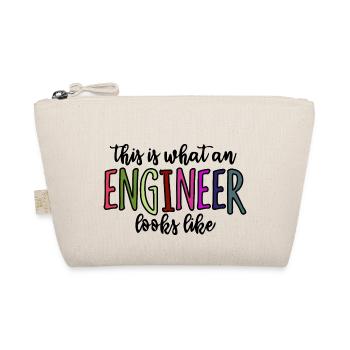 So sieht ein Ingenieur aus - Bio-Täschchen - Natur - Vorne