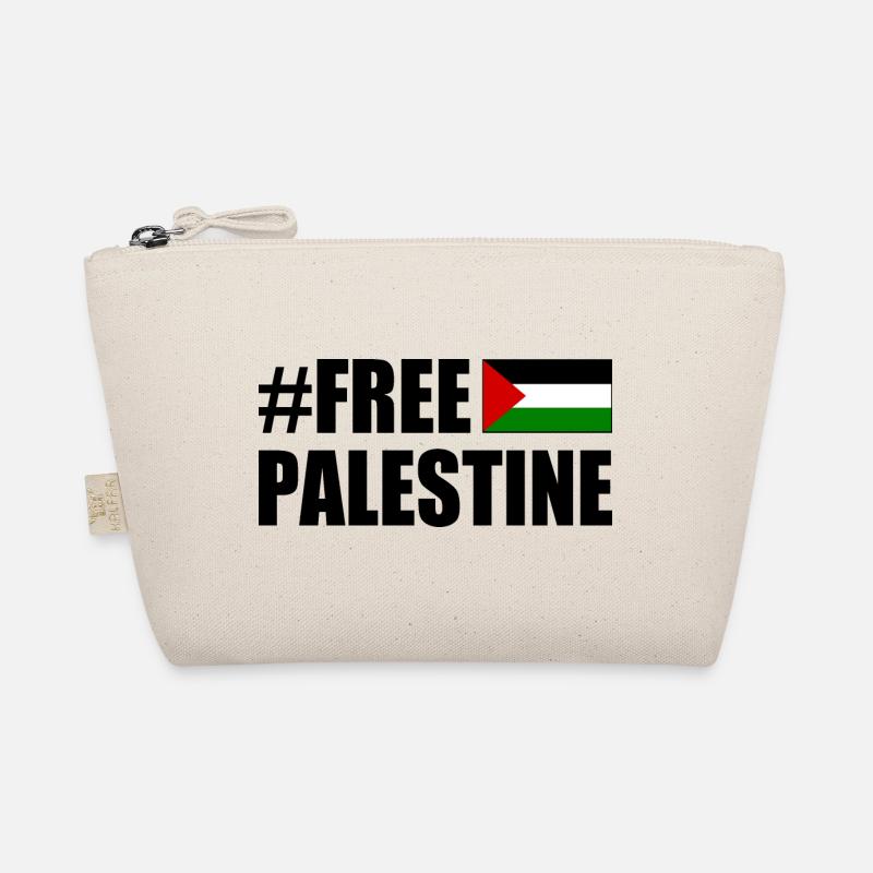 Free palestine - Bio-Täschchen - Natur