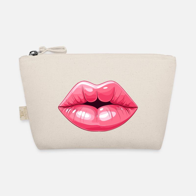 Kissing lips Organic Pouch