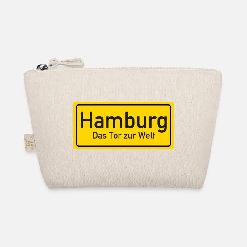 Hamburger Ortsschild Deutschland - Bio-Täschchen - Natur