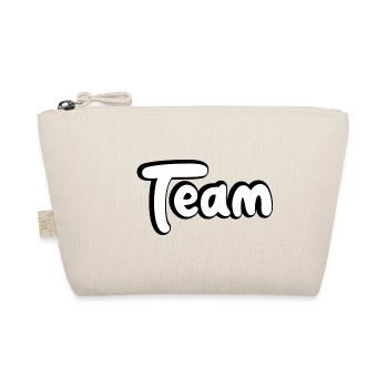 Team Comic Style Design for the Team - Organic Pouch - nature - Front