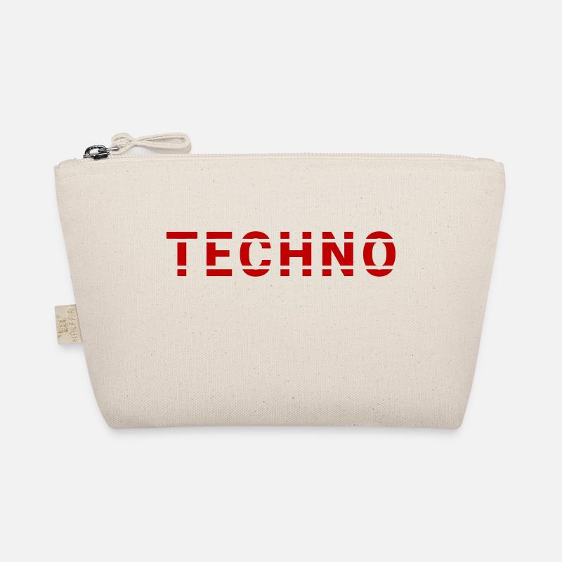 Design de lettrage techno pour ravers et électro Trousse biologique