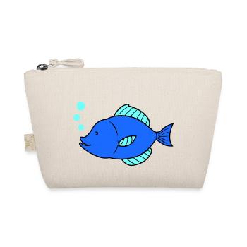 fisch comic - Bio-Täschchen - Natur - Vorne