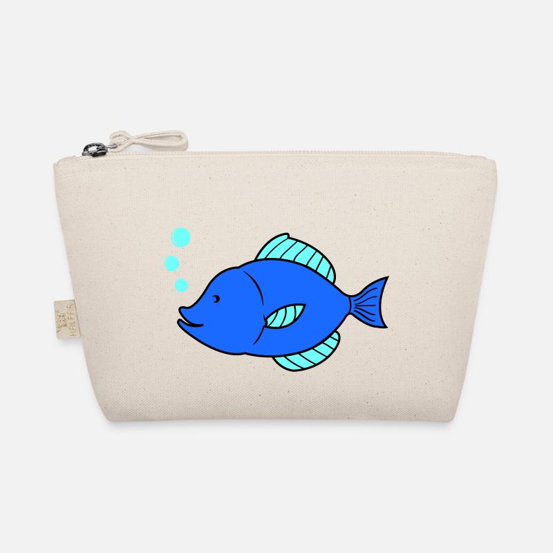 fisch comic Bio-Täschchen