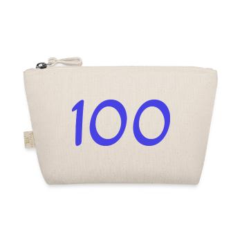 100. 100 JAHRE. 100-JÄHRIGES JUBILÄUM. 100. GEBURTSTAG - Bio-Täschchen - Natur - Vorne