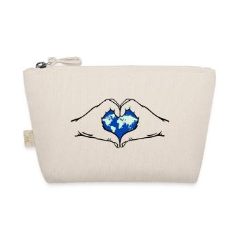 Forme de coeur d’amour du monde - Trousse biologique - nature - Devant