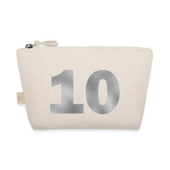 Birthday 10 years - Organic Pouch - nature - Front