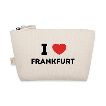 I Love with Heart Frankfurt - Organic Pouch - nature - Front