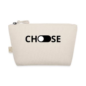 Choose - gift idea - Organic Pouch - nature - Front