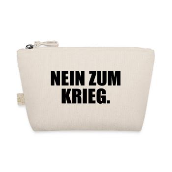 Nein zum krieg - Bio-Täschchen - Natur - Vorne