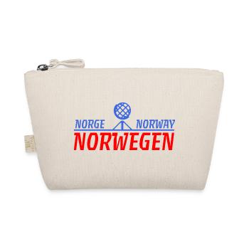 Norwegen Norge Norway Emblem - Bio-Täschchen - Natur - Vorne