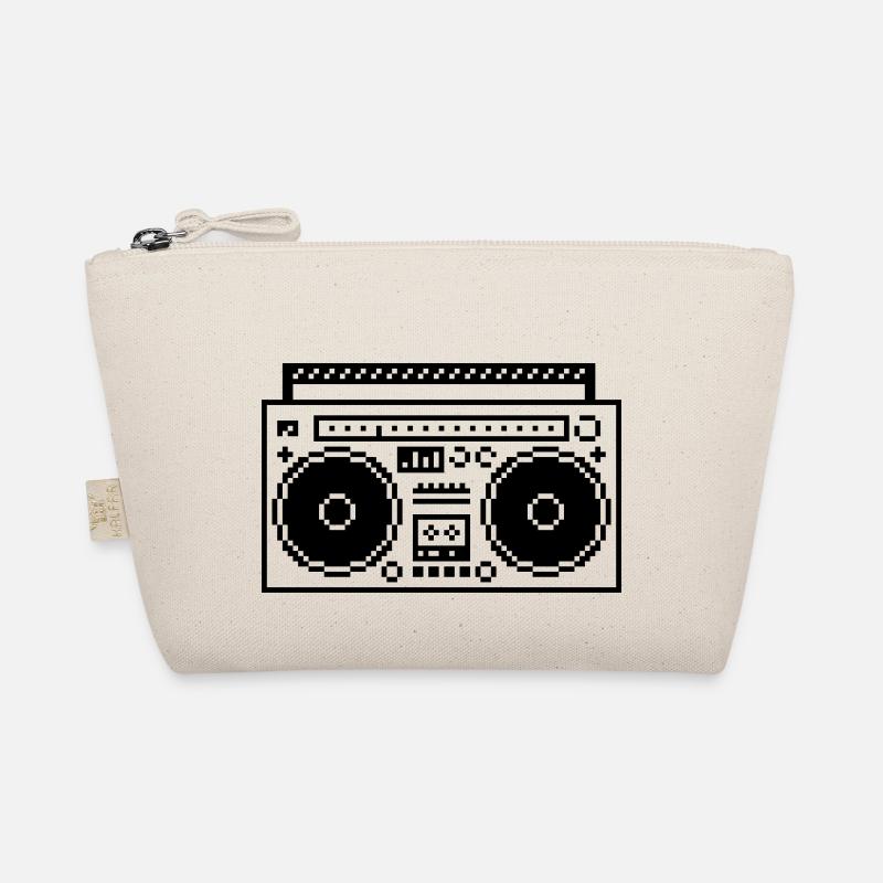 8bit Pixel Boombox Bio-Täschchen