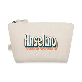 Vintage Anselmo Retro T-Shirt Gift T-Shirt - Organic Pouch - nature - Front