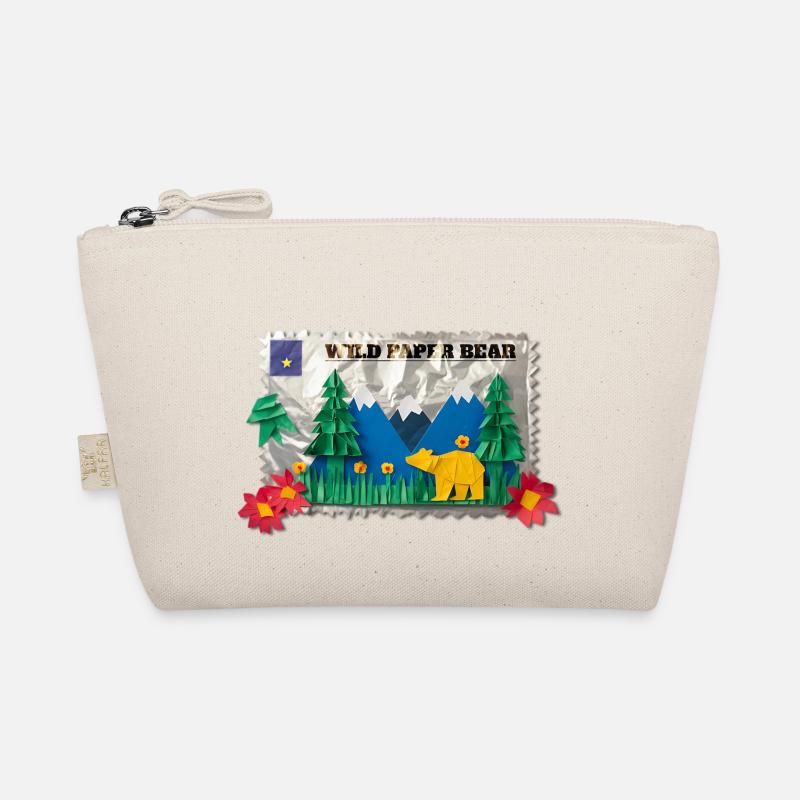 Wilder Papierbär Bio-Täschchen