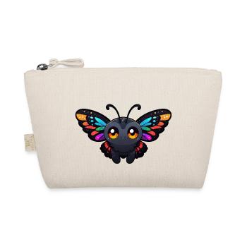 lustiger Schmetterling - Bio-Täschchen - Natur - Vorne