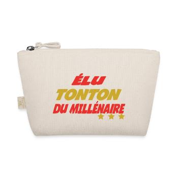 Elected UNCLE of the millennium 62227 - Organic Pouch - nature - Front