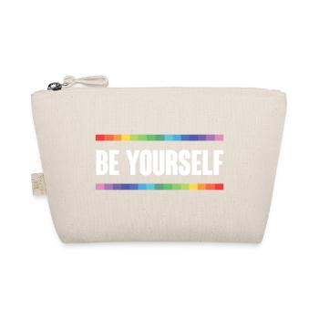LGBTQ Pride Month - Be Yourself - Organic Pouch - nature - Front