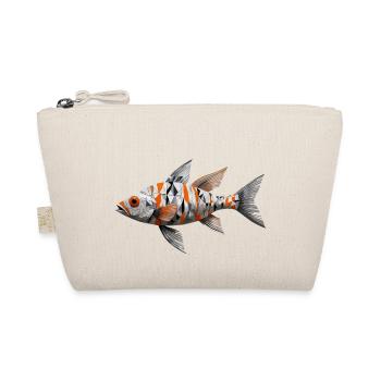 Fisch Mosaik - Bio-Täschchen - Natur - Vorne