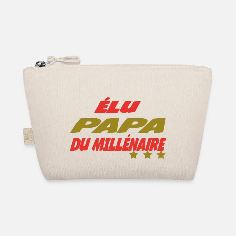 Gewählter PAPA des Jahrtausends - Bio-Täschchen - Natur