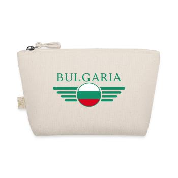 J’aime la Bulgarie, T-shirt design de style élégance - Trousse biologique - nature - Devant
