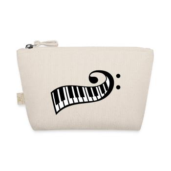 Touches de piano Touche de basse Clavier de symbole de basse - Trousse biologique - nature - Devant