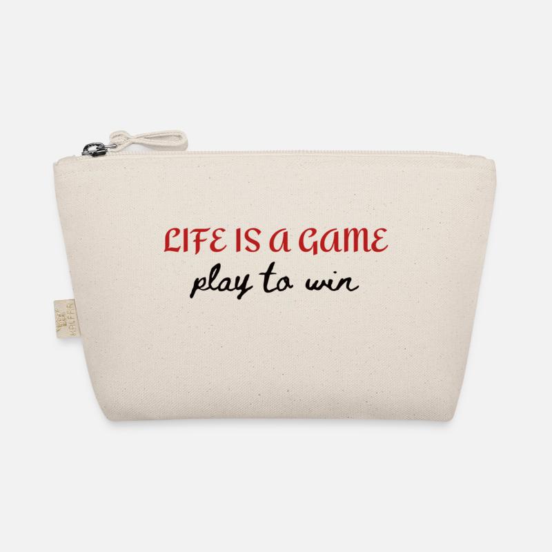 Life is a game - Organic Pouch - nature