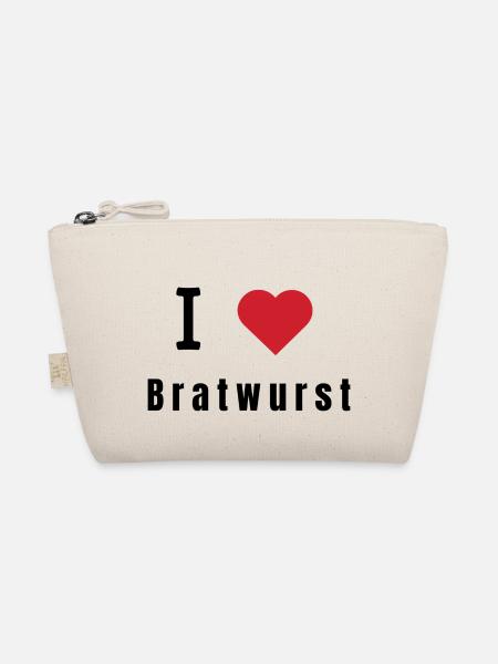J’adore Bratwurst - Trousse biologique - nature - Devant