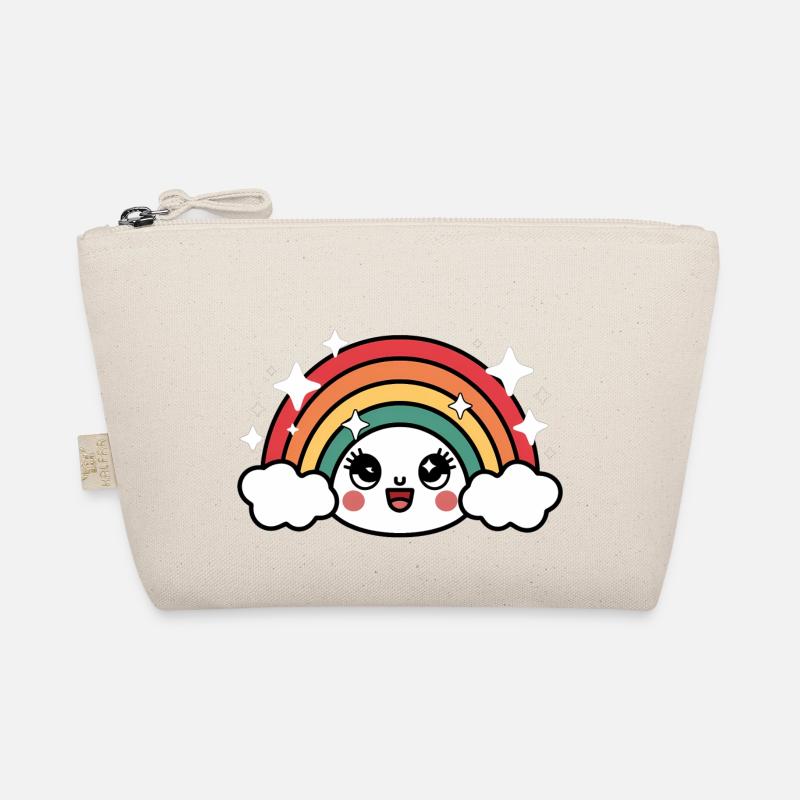 Kawaii Cute Rainbow Organic Pouch