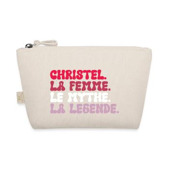 Christel la femme le mythe la légende Cadeau - Trousse biologique - nature - Devant